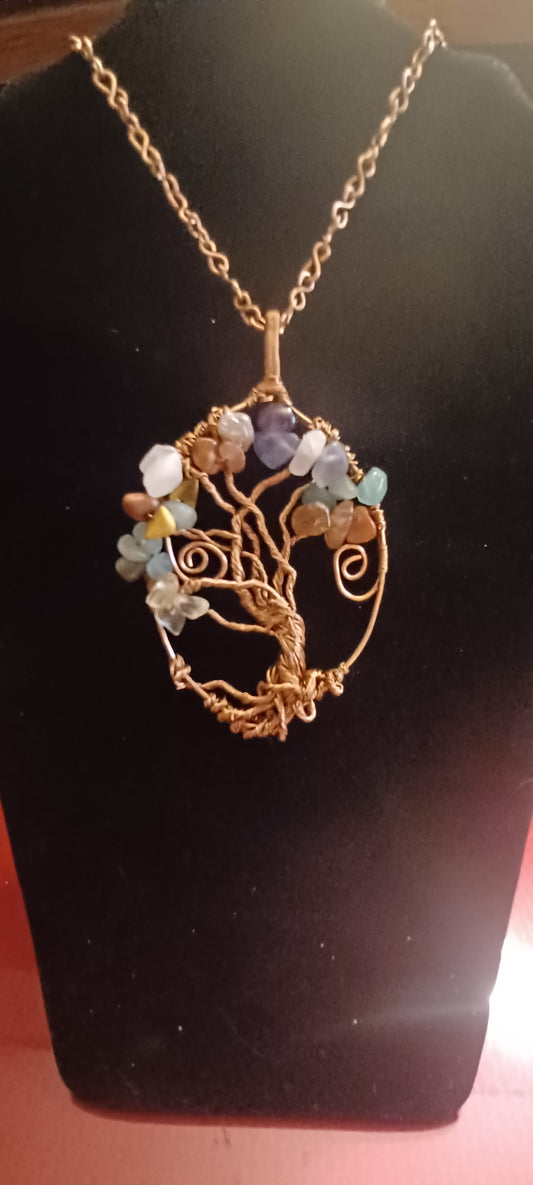 Tree of life with crystals (made to order)
