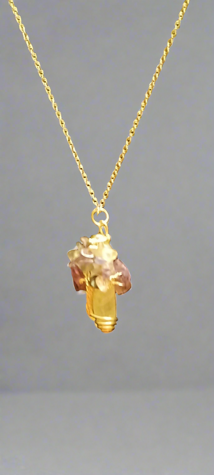 Milky White Quartz Crystal Tree of Life Pendant (made to order)